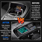 Wireless Car Charger for Mercedes-Benz E-Class 2020-2023, Fast Charging Phone Charger Pad for Mercedes Benz E350 E450 AMG E53 E63 S Coupe Wagon Convertible Accessories