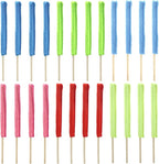 24 Pcs Microfiber Detail Duster Sticks, Mini Duster Crevice Cleaning Tool Kit for Car Air Vents, Home Blinds, Fans, Windows, Small Spaces, Gap Dust Cleaner