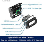 Backup Camera, Reversing Camera, Waterproof Night Vision Wide View Angle Rear View Camera with 4 Pin GX12-4 Connector for RV Camper Truck Trailer Bus Van