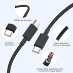 iPhone 17 16 15 Charger Fast Charging,20W USB C Wall Charger Block with 10ft Type C to C Cable Cord for Apple iPhone 17/17 Pro/17 Pro Max/17 Air/16/16 Plus/16 Pro/16 Pro Max/15 Pro Max/iPad Pro Black