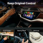 Sunweyer 2026 Latest Wireless CarPlay & Android Auto Dongle 2 in 1 Auto Connect Box,USB Type-C Port,Supports Online Updates Wired to Wireless Adapter (S40) (S42)