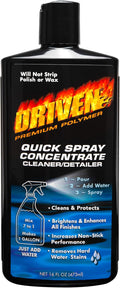 DRIVEN Quick Spray Concentrate, Cleaner, Spray Detailer, Boats, Cars, RVs, Motorcycles, Brightens & Enhances Surface with Non-Stick Protection, Fiberglass, Paint, Metal, Glass, Plastic