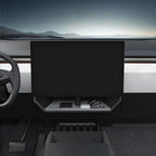 ELECFRESH Center Console Organizer Under Screen Storage Box for 2024 2025 2026Tesla Cybertruck Accessories, Dashboard Hidden Tray for Cybertruck (A)
