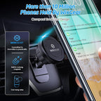 WixGear Magnetic Car Mount [2-Pack] - Universal Stick-On Dashboard Magnetic Phone Holder for Car, Strong Magnet Mount for Cell Phones & Mini Tablets with Swift-Snap Technology