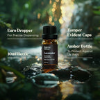 Lagunamoon Essential Oils Aromatherapy Set - 6 Oils for Diffusers, Home Care, Candle Making Scents, Fragrance, Humidifiers, Gifts - Peppermint, Tea Tree, Lavender, Eucalyptus, Orange (10mL)
