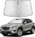 EcoNour Windshield Sunshade Compatible for Mazda CX-5 2013-2014 2015 2016, Sun Visor for Front Windshield & Window Sun Shade Cover, UV Heat Blocker & Protector, Car Accessories