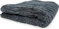 SEAMETAL Microfiber Towels for Cars Drying Towels Car Detailing 35"x 24" Extra Large Ultra Absorbent for Cars and Trucks, Without Streaks, Scratches, or Water Spots (1 Pack Gray)