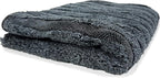 SEAMETAL Microfiber Towels for Cars Drying Towels Car Detailing 35"x 24" Extra Large Ultra Absorbent for Cars and Trucks, Without Streaks, Scratches, or Water Spots (1 Pack Gray)