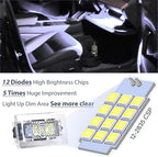 Prutomr Upgrade Replacement Light Kit for Tesla Model 3 X S Y Interior Ambient Accessories Fit Footwell Lighting Trunk Frunk LED Door Puddle Lamp Glovebox Lights Brighten Up Easy DIY Install (White)