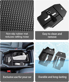 CDEFG for 2023-2025 2026 Honda Accord Center Console Organizer with Tissue Dispenser Slot 2025 2026 Accord Hybrid Accessories Armrest Tray Storage Box(Included Tissue Pack)
