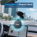 Trusmi Magnetic Wireless Car Charger 15W, Foldable Car Phone Mount, Compatible with MagSafe for iPhones and MagSafe-Compatible Cases for Galaxy S26/S25/S24, Pixel 10/9/8