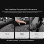 YANTING Car Seat Gap Filler 2 Pack - No Drop Seat Guard, Universal Car Seat Gap Plug with Storage Slot, Durable Non-Slip Material, Anti-Drop Gap Filler for Cars, Trucks & SUV (Beige)