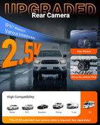 Vantrue N4S 3 Channel Front Inside Rear Dash Cam, 2.7K+1440P+1440P WiFi Dash Camera w/PlatePix™, STARVIS 2 x HDR x IR Night Vision, Voice Control, GPS, 24/7 Parking Mode, Support 1TB Max
