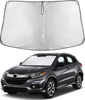EcoNour Windshield Sunshade Compatible for Honda HRV 2016-2020 2021 2022, Sun Visor for Front Windshield & Window Sun Shade Cover, UV Heat Blocker & Protector, Car Accessories