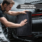 24"x36" Car Drying Towel, 1400GSM Microfiber Towel for Cars, Twisted-Loop Drying Towel Car Detailing, Double Sided Super Absorbent, No Water Spots, Label-Free Design Car Towel