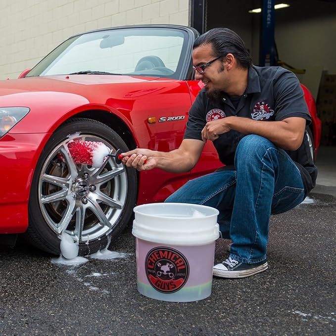 Chemical Guys ACC608 2 Pack Red Rocket Detailing Brush