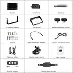 Haloview MC5111 5'' 720P HD Digital Wireless Backup Camera System 5'' LCD Rear View Monitor and IP69K Waterproof Reversing Built in DVR Kit for Trucks/Trailer/Bus/RVs/Pickups/Camper/Vans