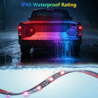 Truck Bed Lights 3Pcs - Multicolor 16 Million Colors,APP & Built-in Control,IP67 Waterproof,Music Sync,12V DC,60-Inch