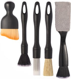 5PCS Car Detailing Brush Set with Car Cleaning Gel Car Cleaning Brushes,Car Dust Brush,Car Interior Detailing Brush for Vehicle Cleaning,Car Accessories for Truck, SUV, Interior