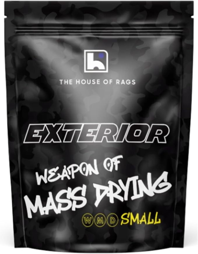 Thor The Weapon of Mass Drying (W.M.D) Premium Microfiber Drying Towel – Super Absorbent Dual-Pile Auto Detail Towel (Small 11" x 12") – Korean 1200 GSM Streak-Free Drying for Automobiles - 3 Pack