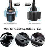 for Qi2 15W Magsafe Car Cup Holder Charger [Heat Restriction], Magnetic Cup Holder Phone Mount Wireless Charger, Fast Charging for iPhone 17 to12 Series[with 30W PD3.0&QC4.0 Car Adapter]