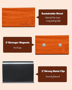 Car Air Freshener-The Original Wood Air Freshener for Visor Clip - Long Lasting Car Odor Eliminator and Scent Diffuser for Cabin, Truck & SUV-2 Metal Clips-Variety 3 Pack(Grove-Open Air-Pine)