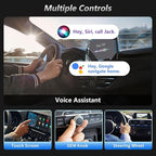 AI Box 3 in 1 Wireless CarPlay Auto Adapter CarPlay Adapter for iPhone&Android Auto,Video Support,TF Card, Magic Box Easy Setup CarPlay Dongle for Factory Wired CarPlay Cars