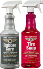Tire Soap Degreaser & Rubber Care Tire Dressing Bundle 32oz