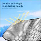 Graphene Car Sun Shade for Panoz Esperante GTS Track Day 2001–2026, Blocks UV Rays, Actively Dissipates Heat, Odorless and Easy to Fold Grey_L