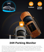 PRUVEEO Dash Cam, Front and Inside 1080P Dual FHD Dash Camera for Cars, Novatek Processor, Single-Channel 2160P, Infrared Night Vision, Built-in WiFi, 24H Parking Monitor Mode, 2 Inch LCD, 512 Gb Max