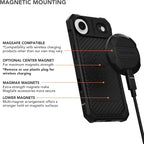 Rokform Rugged Case Compatible with iPhone 17 Air, Magnetic Cover (Black)