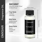 Baccarat Hotel Diffuser Oil Inspired by Baccarat NY hotel 4.1 Fl Oz(120ml) - Hotel Fragrance Diffuser Oil & Home Luxury Scents - Saffron, Cedar,Ambergris Essential Oils Blend for Aromatherapy Diffuser