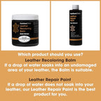 Furniture Clinic The Original Leather Recoloring Balm Light Grey Leather Dye for Furniture, Couches & Car Seats - Restore Scratched, Faded, & Damaged Surfaces