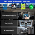 CUSP CarPlay AI Box for Cars with OEM Wired CarPlay, 4G LTE Wireless CarPlay & Wireless Android Auto Adapter, 8-Core 4GB+64GB Android Multimedia Video Box, Plug & Play with GPS, WiFi, Bluetooth