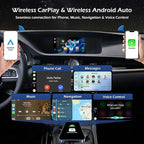 Wireless CarPlay Android Auto Decoder Retrofit Kits Compatible with Lexus ES200 ES250 ES260 ES300 ES350 for Joystick/Small touchpad from 2015-2020, Supprot Navigation, Mirror Link, Back-up Camera