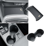 BIBIBO 2024 2025 2026 Crosstrek Center Console Organizer for 2023-2026 Subaru Crosstrek/2024-2026 Subaru Impreza Insert Cup Holder+ Wireless Charging Mats Crosstrek Insert Tray Organizer