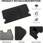 Hellet Center Console Compartment Cover for Ford 2021-2026 F150 & 2022-2025 Lightning XLT Accessories Secret Pocket Lid (Fits into The Open Pocket in Front of The Shifter)