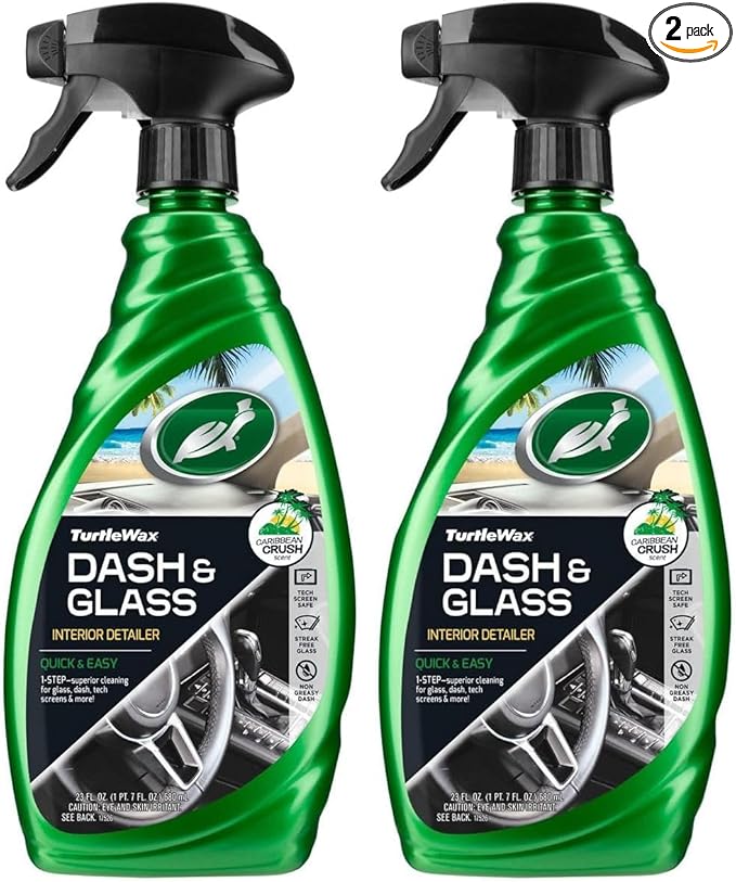 Turtle Wax T-930 Dash and Glass Protectant with Foaming Trigger - 23 fl. oz. (Pack of 2)