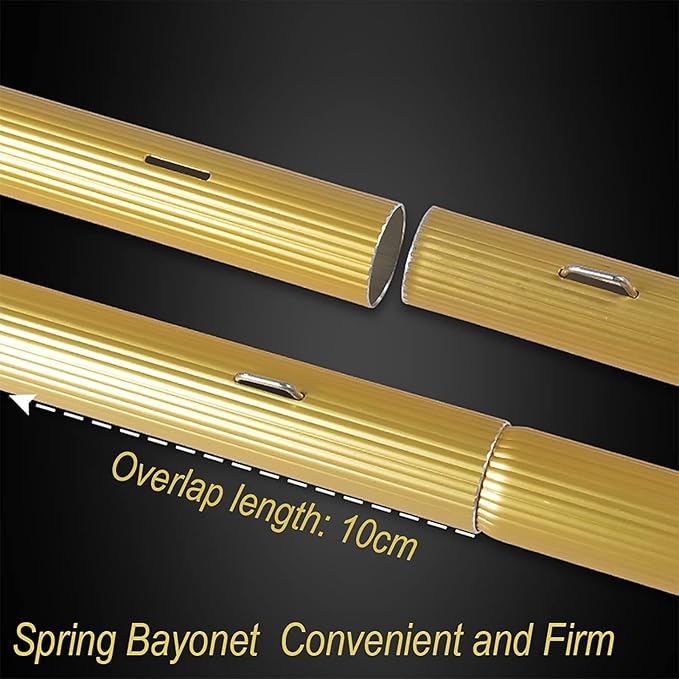 Window Cleaning Telescopic Pole, Water Fed Extendable Brush for Photovoltaic Panel Cleaning/Window Clean (5.4m/18ft)