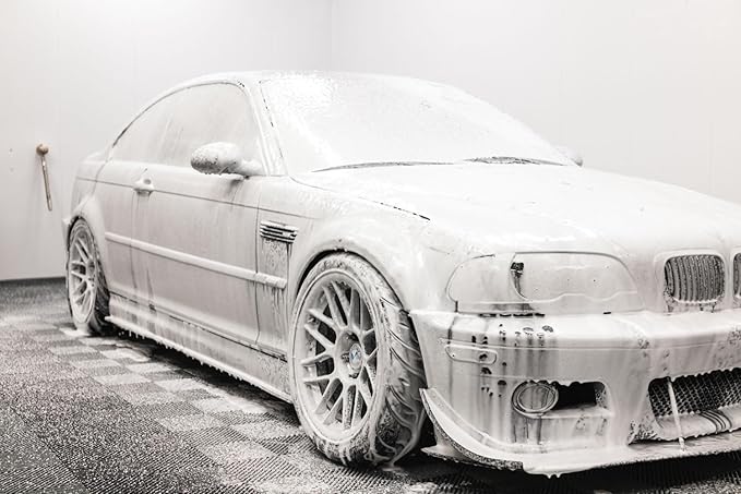 Armour Detail Supply Shampoo+ High-Foaming pH Neutral Shampoo, Professional Automotive Cleaning, Compatible with Foam Cannons or Bucket Washes - 16oz Bottle