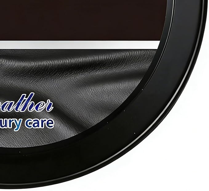 Leather Cleaner for Car Interior - Cream, 120g Conditioned Paste for Vehicle Upholstery, Stain Remover with Wax Base, Detailing Supply, Gloss Restorer for Seats, Consoles and Dashboards
