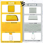 Tallew 40 Pcs Microfiber Towels:16"x16" Microfiber Drying Towels Bulk Micro Fiber Car Cleaning Cloth for Cars Drying Washing Polishing Office Windows Cleaning Household Supplies (Yellow)