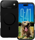 Spy-Fy iPhone 17 Air Privacy Case | Front and Rear Camera Covers | MagSafe iPhone Case with Lens Protection | Camera Blocker for Privacy and Safety | Slim Shockproof Phone Cover 6,6-inch Black