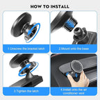 Car Phone Mount for Tesla New Model Y Juniper 2026 Magnetic Dashboard Phone Holder for 2024-2026 Model 3 Highland Accessories for All Smartphone