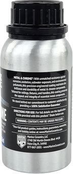 Professional Metal & Chrome Ceramic Coating (150ml Bundle) / 18 Month Protection from Rust, Scratches, Water Spots / 2x Thicker, Easy Application for Railings, Anchors and more