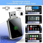 Auto Linkr Pro Auto Linker Pro Android Auto & CarPlay Wireless Adapter Apple iPhone,Wireless Adapter to Watch TV on Car Screen,Fast Auto Connect, Easy Setup,Mini Size with Extended USB-A and Type-C
