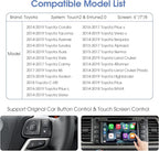 Wireless Carplay-Retrofit-Kit for Toyota 2014-2019 Tacoma/Highlander/RAV4/Corolla/Camry/Avalon/Prius/Sienna Land Cruiser Android Auto Decoder Upgrade Box EZoneTronics