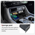 3PCS Center Console Organizer Compatible with 2023-2026 Honda Pilot/2026 Honda Passport Insert Divider Tray & Armrest Storage Box Divider Storage Tray Interior Accessories