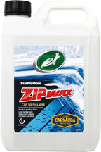 Turtle Wax Zip Wax Car Shampoo 2.5L - Dissolves Tough Stains & Soils with Streak Free Rinsing - Dual Action Concentrated Car Wash & Carnauba Car Wax - Easy to Use, Wash, Rinse & Dry for a Showroom Shine