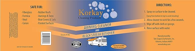 Awning Cleaner and Black Streak Remover 5 gallon bucket